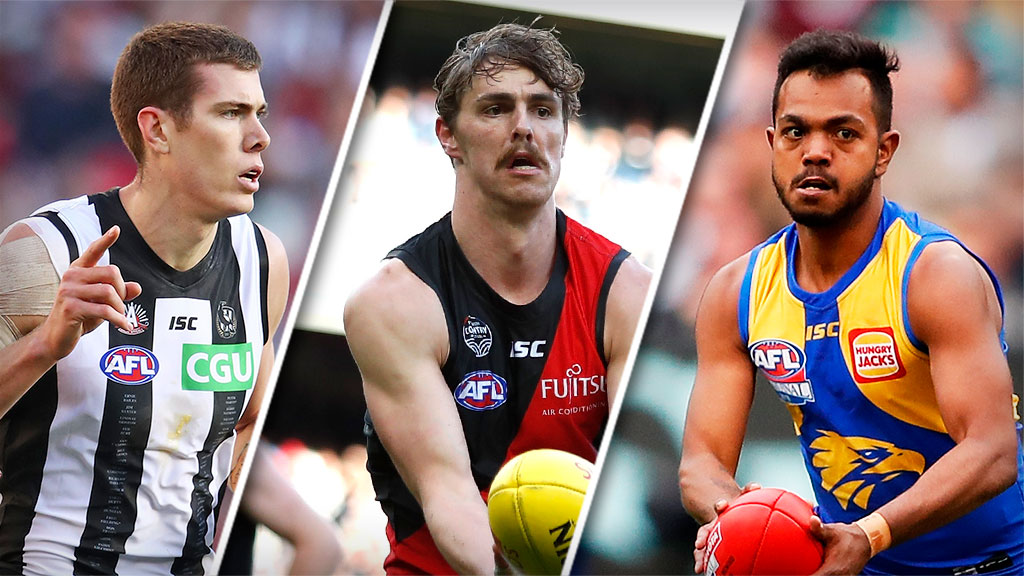 In-The-Mix-R9-2019-AFL.jpg Big Pie Mason Cox, Essendon spearhead Joe Daniher, and lively Eagle Willie Rioli are all in the mix - AFL,Adelaide Crows,Brisbane Lions,Carlton Blues,Collingwood Magpies,Essendon Bombers,Fremantle Dockers,Geelong Cats,Gold Coast Suns,GWS Giants,Hawthorn Hawks,Melbourne Demons,North Melbourne Kangaroos,Port Adelaide Power,Richmond Tigers,St Kilda Saints,Sydney Swans,West Coast Eagles,Western Bulldogs,News,In the Mix